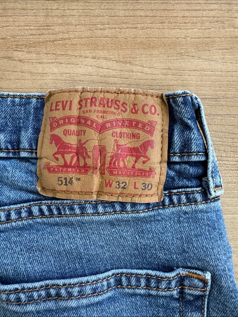 514 Levi's Straight Fit Men's Denim Jeans - 32x30 - Picture 8 of 8